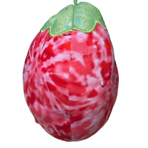 Squishmallow 8" Reva Strawberry Soft Tie Dye Red Plush - Picture 8 of 12